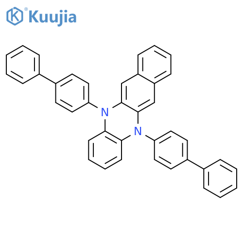 BENZO[B]PHENAZINE, 5,12-BIS([1,1'-BIPHENYL]-4-YL)-5,12-DIHYDRO- structure