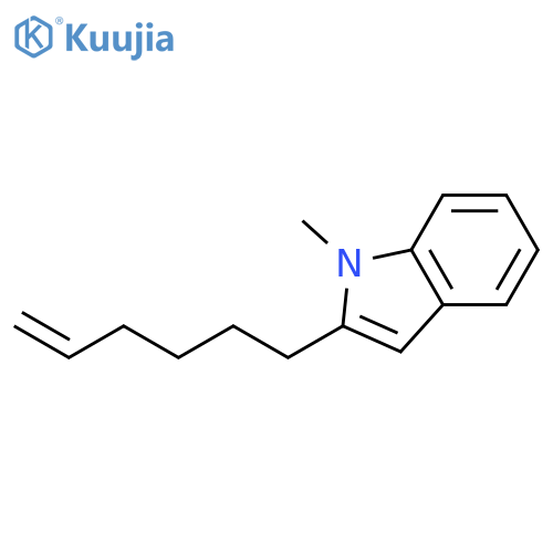 1H-Indole, 2-(5-hexenyl)-1-methyl- structure