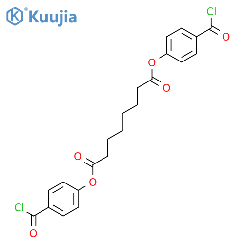 Octanedioic acid, bis[4-(chlorocarbonyl)phenyl] ester structure