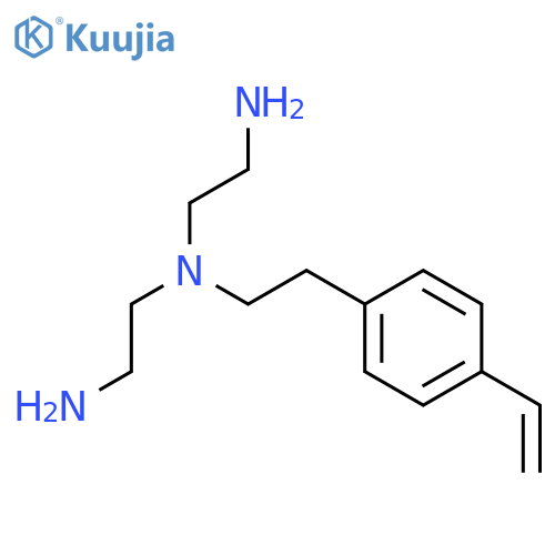 1,2-Ethanediamine,N1-(2-aminoethyl)-N1-[2-(4-ethenylphenyl)ethyl]- structure