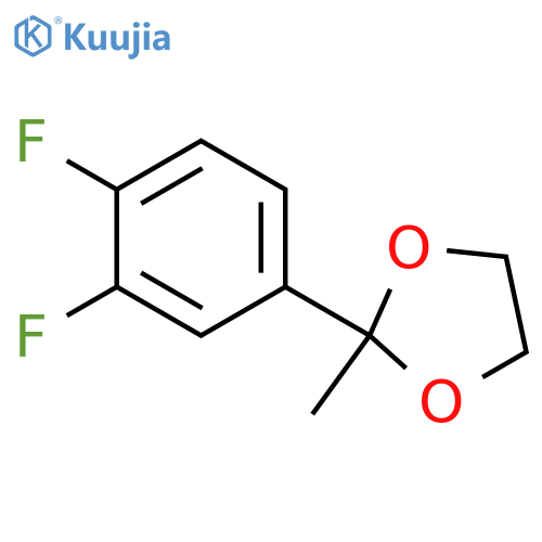 1,3-Dioxolane,2-(3,4-difluorophenyl)-2-methyl-(9CI) structure