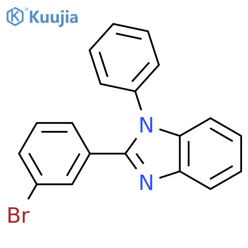 2-(3-Bromophenyl)-1-phenyl-1H-benzodimidazole structure