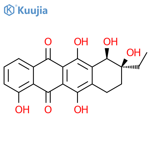 5,12-Naphthacenedione,8-ethyl-7,8,9,10-tetrahydro-1,6,7,8,11-pentahydroxy-, cis- structure