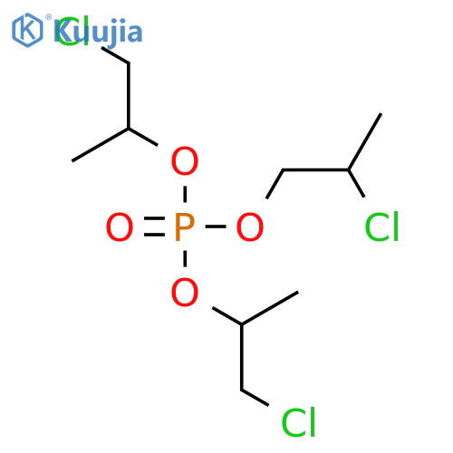 Phosphoric acid, bis(2-chloro-1-methylethyl) 2-chloropropyl ester structure