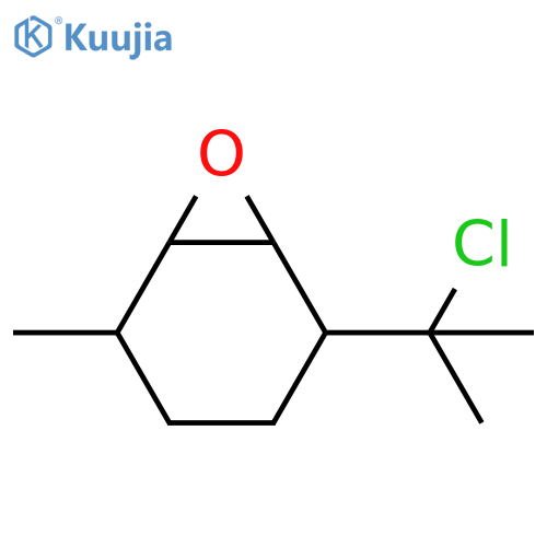 7-Oxabicyclo[4.1.0]heptane, 2-(1-chloro-1-methylethyl)-5-methyl- structure