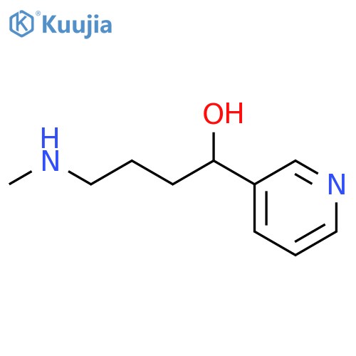 rac-4-(Methylamino)-1-(3-pyridyl)-1-butanol structure