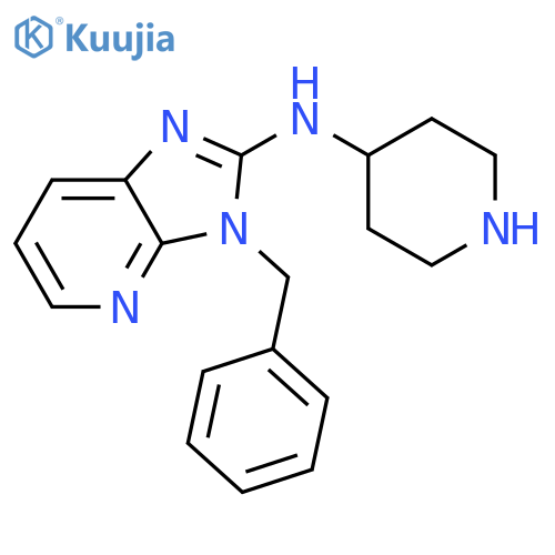 N-{3-benzyl-3H-imidazo4,5-bpyridin-2-yl}piperidin-4-amine structure