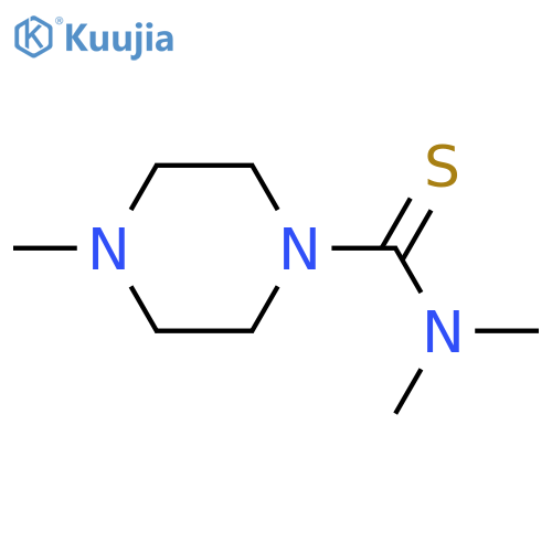 1-Piperazinecarbothioamide,N,N,4-trimethyl- structure
