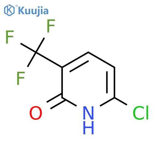 2(1H)-Pyridinone, 6-chloro-3-(trifluoromethyl)- structure