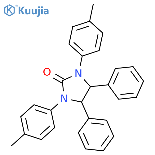 2-Imidazolidinone, 1,3-bis(4-methylphenyl)-4,5-diphenyl-, trans- structure