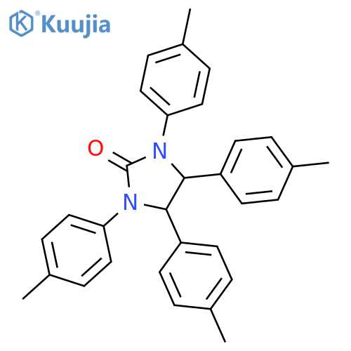2-Imidazolidinone, 1,3,4,5-tetrakis(4-methylphenyl)-, cis- structure