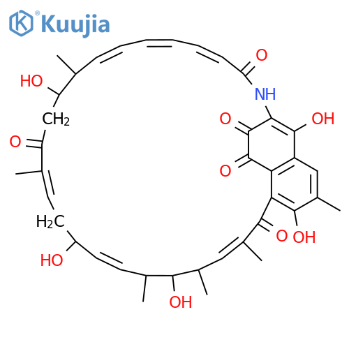 3,31-Methano-1H-4-benzazacyclononacosine-1,5,15,27,32(4H,12H,18H)-pentone,13,14,19,22,23,24-hexahydro-2,13,19,23,28-pentahydroxy-12,16,22,24,26,29-hexamethyl-,(6Z,8Z,10E,12S,13S,16E,19S,20E,22S,23S,24S,25E)- structure