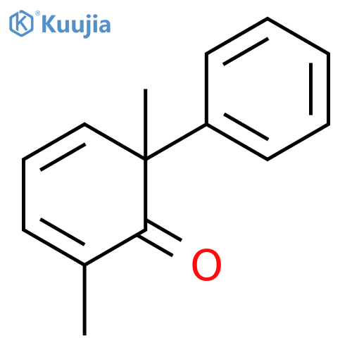 2,4-Cyclohexadien-1-one, 2,6-dimethyl-6-phenyl- structure