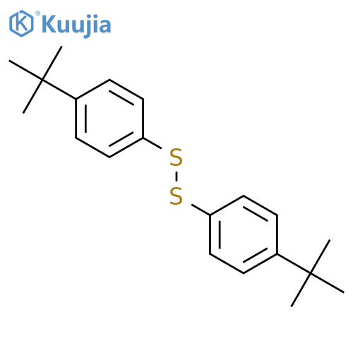 1,1''-disulfanediylbis(4-tert-butylbenzene) structure