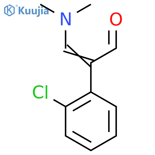 2-(2-Chlorophenyl)-3-dimethylaminoprop-2-enal structure