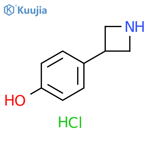 Phenol, 4-(3-azetidinyl)-, hydrochloride (1:1) structure