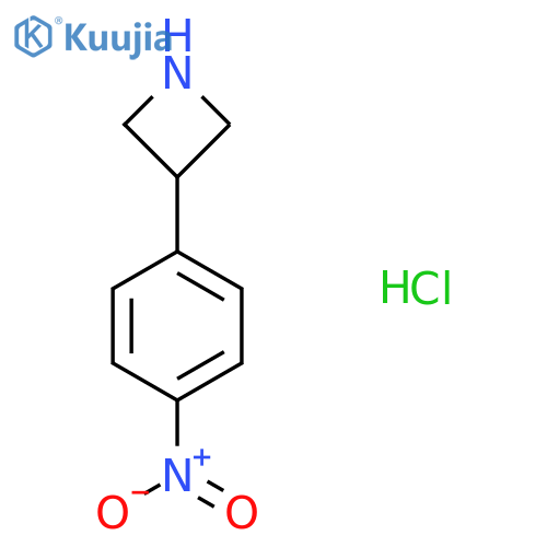 3-(4-Nitrophenyl)azetidine hydrochloride structure