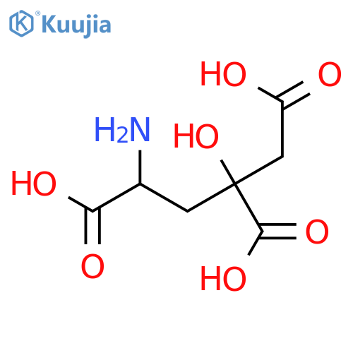 4-Amino-2-hydroxy-1,2,4-butanetricarboxylic acid structure