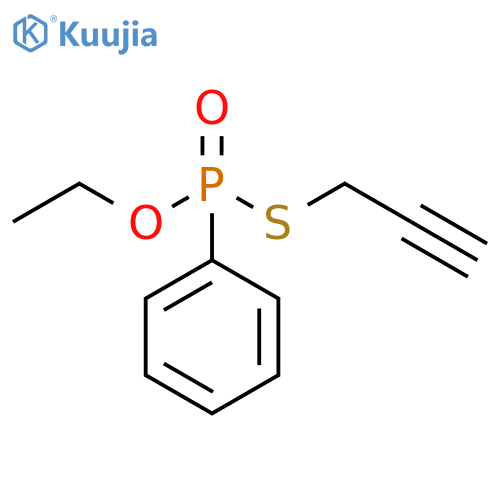 Phosphonothioic acid, phenyl-, O-ethyl S-2-propynyl ester (9CI) structure