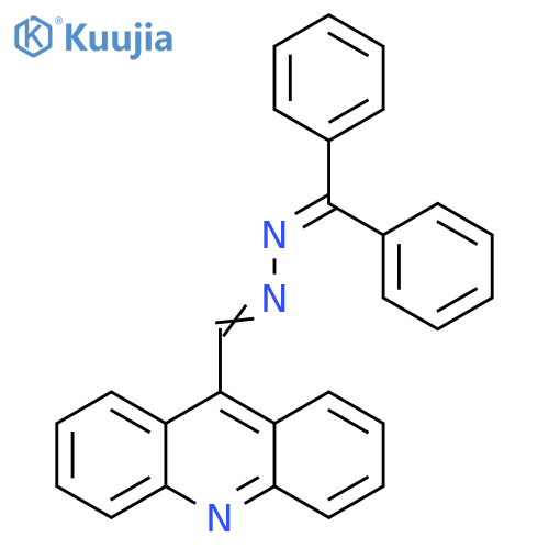 9-Acridinecarboxaldehyde, (diphenylmethylene)hydrazone, (Z)- structure