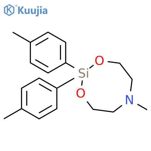 1,3-Dioxa-6-aza-2-silacyclooctane, 6-methyl-2,2-bis(4-methylphenyl)- structure