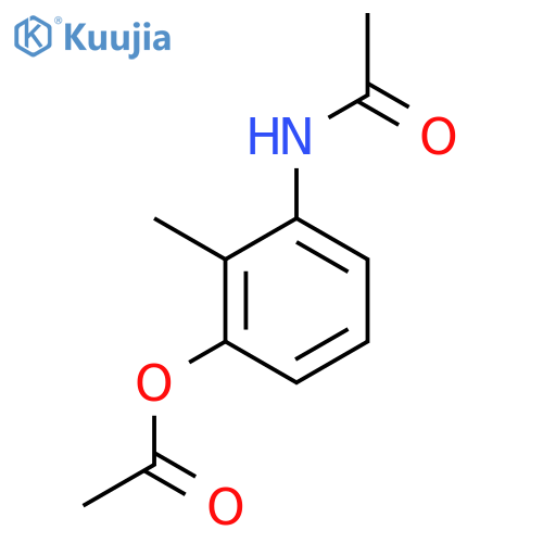 3-Acetamido-2-methylphenyl Acetate structure
