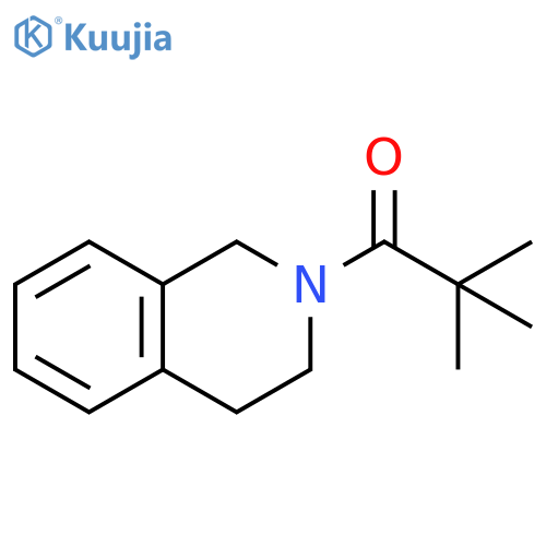 Isoquinoline, 2-(2,2-dimethyl-1-oxopropyl)-1,2,3,4-tetrahydro- structure