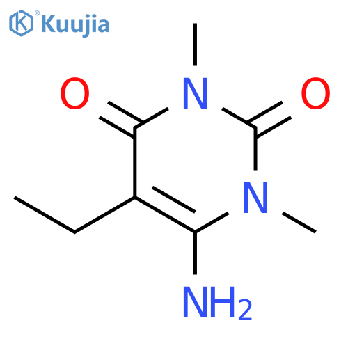 2,4(1H,3H)-Pyrimidinedione, 6-amino-5-ethyl-1,3-dimethyl- structure
