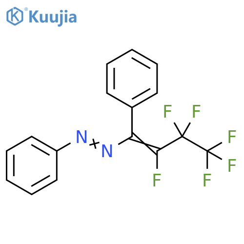 Diazene, (2,3,3,4,4,4-hexafluoro-1-phenyl-1-butenyl)phenyl- structure