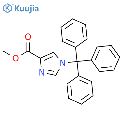 Methyl 1-trityl-1h-imidazole-4-carboxylate structure