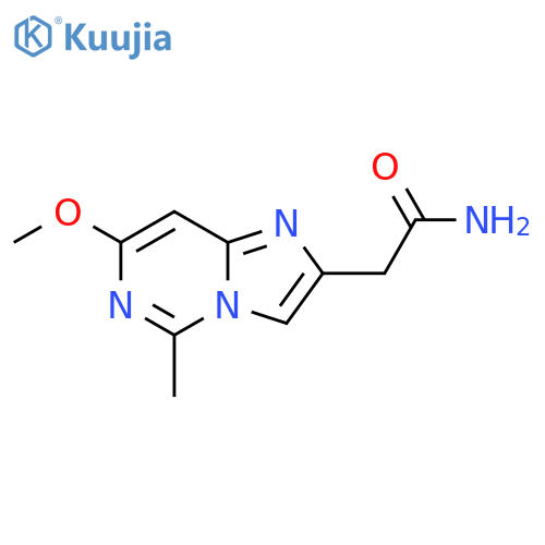Imidazo[1,2-c]pyrimidine-2-acetamide, 7-methoxy-5-methyl- structure