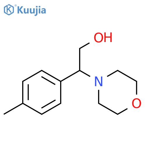 2-(4-methylphenyl)-2-(morpholin-4-yl)ethanol structure