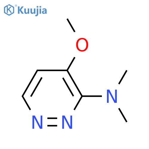3-Pyridazinamine,4-methoxy-N,N-dimethyl- structure