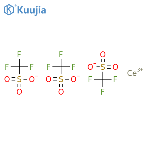 Cerium(III) Trifluoromethanesulfonate structure