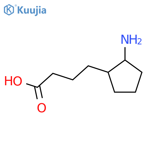 4-(2-Amino-cyclopentyl)-butyric acid structure