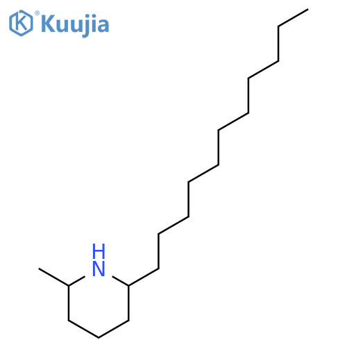 (2R,6R)-2-methyl-6-undecylpiperidine structure