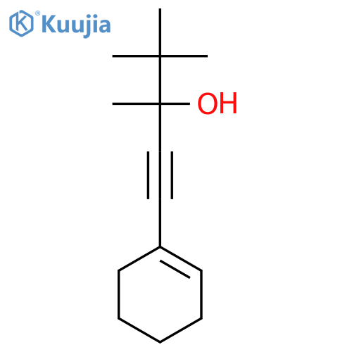1-PENTYN-3-OL, 1-(1-CYCLOHEXEN-1-YL)-3,4,4-TRIMETHYL-, (-)- structure