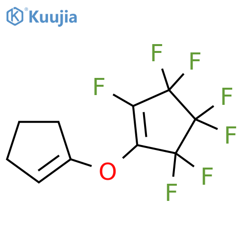 CYCLOPENTENE, 1-(1-CYCLOPENTEN-1-YLOXY)-2,3,3,4,4,5,5-HEPTAFLUORO- structure