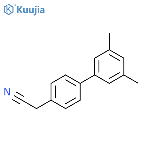 [1,1'-BIPHENYL]-4-ACETONITRILE, 3',5'-DIMETHYL- structure