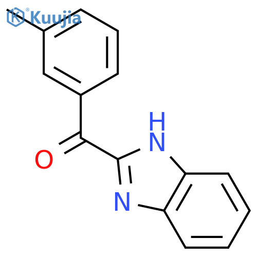 Methanone, 1H-benzimidazol-2-yl(3-methylphenyl)- structure
