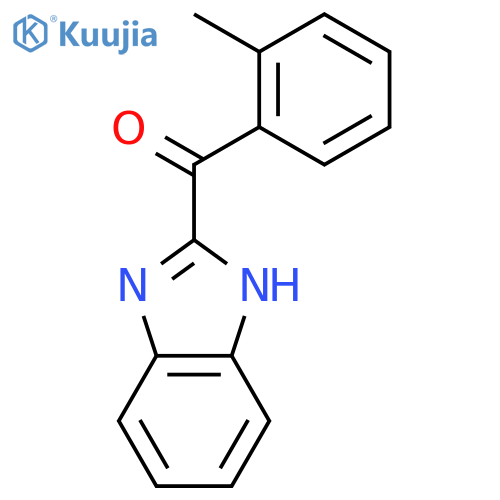 Methanone, 1H-benzimidazol-2-yl(2-methylphenyl)- structure