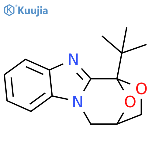 1,4-Epoxy-1H,3H-[1,4]oxazepino[4,3-a]benzimidazole,1-(1,1-dimethylethyl)-4,5-dihydro- structure
