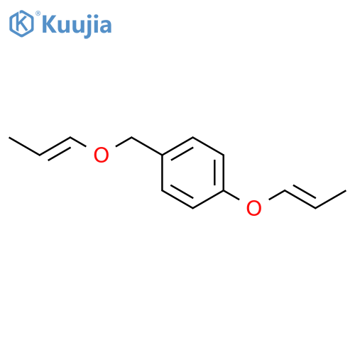 BENZENE, 1-(1-PROPENYLOXY)-4-[(1-PROPENYLOXY)METHYL]- structure