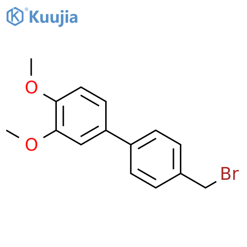 1,1'-BIPHENYL, 4'-(BROMOMETHYL)-3,4-DIMETHOXY- structure
