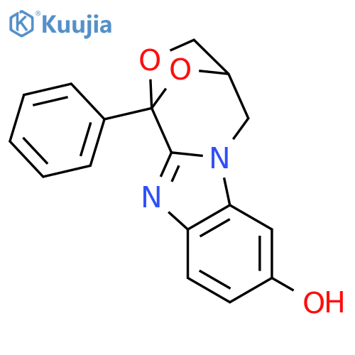 1-phenyl-4,5-dihydro-1H,3H-1,4-epoxy[1,4]oxazepino[4,3-a]benzimidazol-8-ol structure