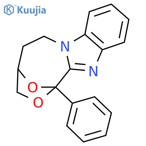 1,4-Epoxy-1H-(1,4)oxazocino(4,3-a)benzimidazole, 3,4,5,6-tetrahydro-1- phenyl- structure