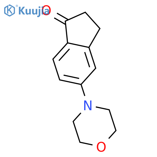 5-MORPHOLIN-4-YL-INDAN-1-ONE structure