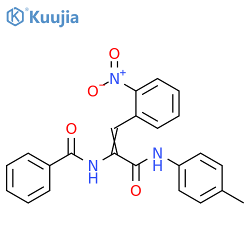 Benzamide,N-[1-[[(4-methylphenyl)amino]carbonyl]-2-(2-nitrophenyl)ethenyl]- structure
