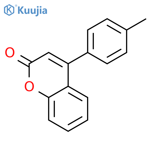 2H-1-BENZOPYRAN-2-ONE, 4-(4-METHYLPHENYL)- structure
