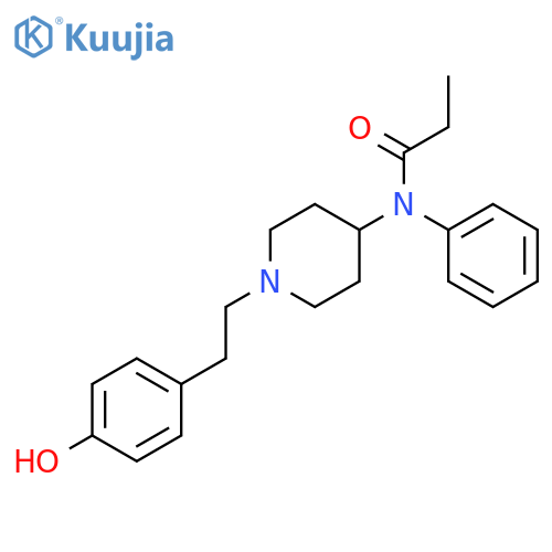 Propanamide,N-[1-[2-(4-hydroxyphenyl)ethyl]-4-piperidinyl]-N-phenyl- structure
